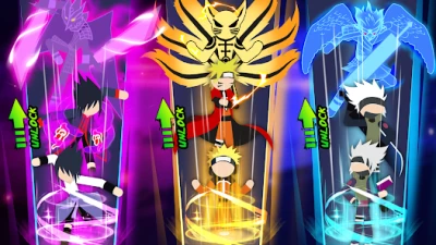 Stick Ninja - 3v3 Battle screen 3