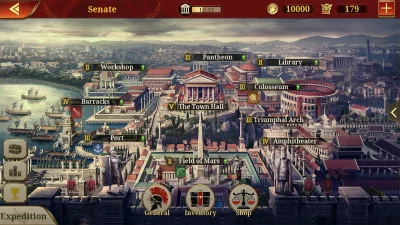Great Conqueror: Rome War Game screenshot №8